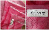 Mulberry Tamara Large Square Scarf in Mulberry Pink Superfine Cotton