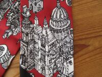 Mulberry Ltd Ed Chinese New Year CNY Lunar London Landmarks Large Bag Scarf