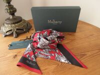 Mulberry Ltd Ed Chinese New Year CNY Lunar London Landmarks Large Bag Scarf