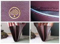 Mulberry Long Continental Purse Wallet in Oxblood Grain Vegetable Tanned - 