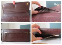Mulberry Long Continental Purse Wallet in Oxblood Grain Vegetable Tanned - 