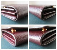 Mulberry Long Continental Purse Wallet in Oxblood Grain Vegetable Tanned - 