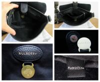 Mulberry Small Effie Satchel in Black Spongy Pebbled Leather