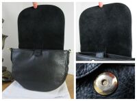 Mulberry Small Effie Satchel in Black Spongy Pebbled Leather