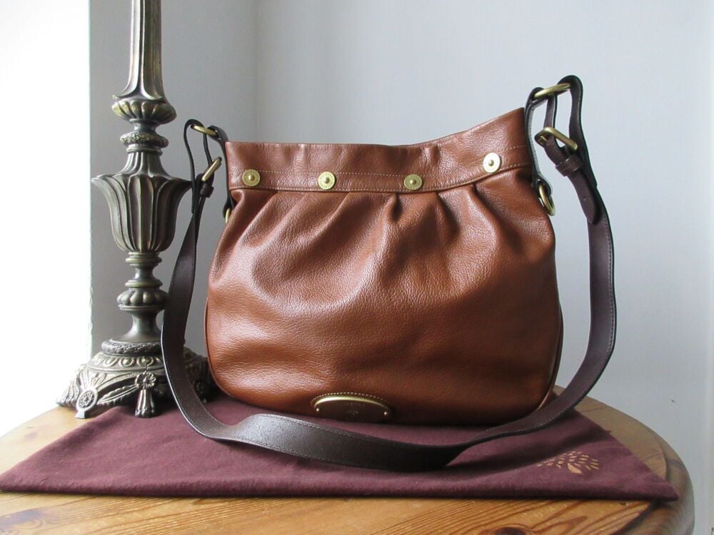 Mulberry Mitzy Messenger in Oak Pebbled Leather