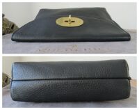 Mulberry Classic Postmans Locked Cosmetic Pouch in Black Natural Vegetable 