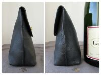 Mulberry Classic Postmans Locked Cosmetic Pouch in Black Natural Vegetable 