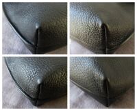 Mulberry Classic Postmans Locked Cosmetic Pouch in Black Natural Vegetable 