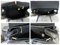 Mulberry Classic Bayswater in Black Croc Printed Vegetable Tanned Leather