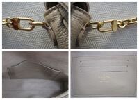 Louis Vuitton Ivy Wallet on Chain in Bicolor Tourterelle Grey & Crème Empre