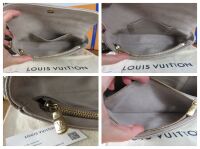 Louis Vuitton Ivy Wallet on Chain in Bicolor Tourterelle Grey & Crème Empre