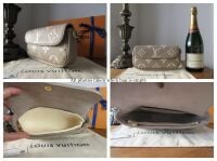 Louis Vuitton Ivy Wallet on Chain in Bicolor Tourterelle Grey & Crème Empre