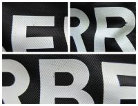 Burberry Horseferry Print Large Zipped Pouch Clutch Bag in Black Nylon and 