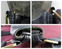 Mulberry Large Dan Messenger in Black Natural Vegetable Tanned Leather