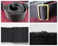 Mulberry Large Dan Messenger in Black Natural Vegetable Tanned Leather