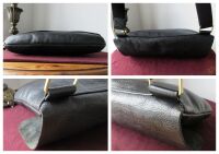 Mulberry Large Dan Messenger in Black Natural Vegetable Tanned Leather