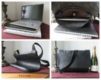 Mulberry Large Dan Messenger in Black Natural Vegetable Tanned Leather