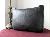 Mulberry Large Dan Messenger in Black Natural Vegetable Tanned Leather