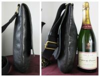 Mulberry Large Dan Messenger in Black Natural Vegetable Tanned Leather