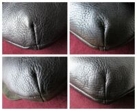 Mulberry Large Dan Messenger in Black Natural Vegetable Tanned Leather