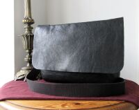 Mulberry Large Dan Messenger in Black Natural Vegetable Tanned Leather