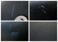 Gucci Vintage G Clip Long Folded Wallet in Smooth Black Calfskin