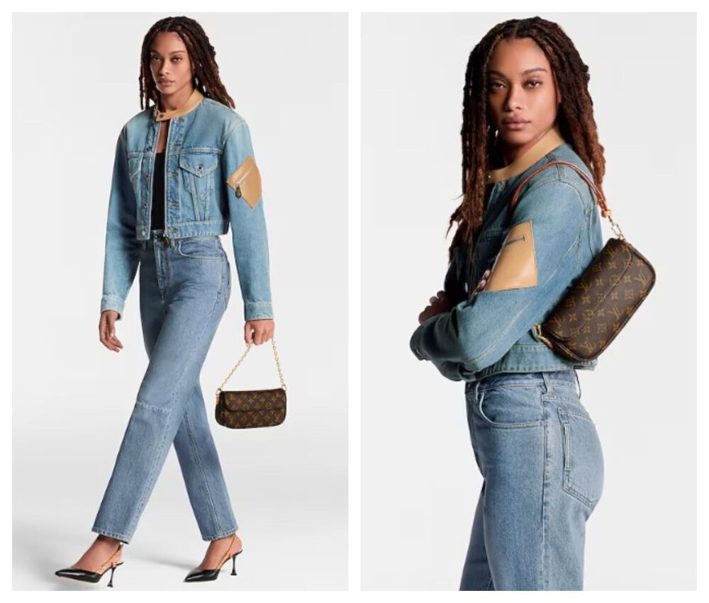 Louis Vuitton Ivy Wallet on Chain in Monogram & Calfskin - As New