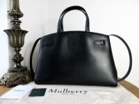 Mulberry Pimlico Small Tote in Black High Gloss Leather - New*