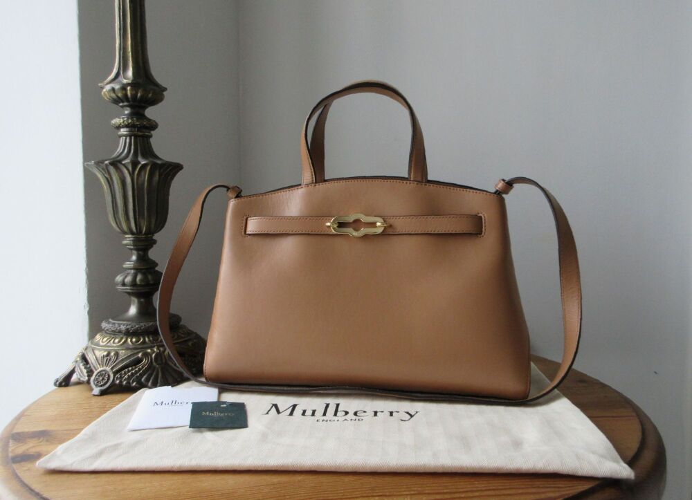 Mulberry Pimlico Small Tote in Sable High Gloss Leather - As New*
