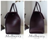 Mulberry Coca Bayswater in Oxblood Grain Veg Tanned Leather