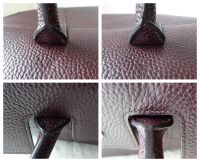 Mulberry Coca Bayswater in Oxblood Grain Veg Tanned Leather