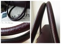 Mulberry Coca Bayswater in Oxblood Grain Veg Tanned Leather