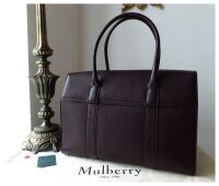Mulberry Coca Bayswater in Oxblood Grain Veg Tanned Leather