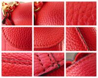 Mulberry Medium Lily in Fiery Red Small Classic Grain Leather