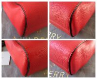 Mulberry Medium Lily in Fiery Red Small Classic Grain Leather