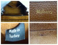 Mulberry Large Amberley Satchel in Oak Natural Grain