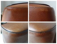 Mulberry Large Amberley Satchel in Oak Natural Grain