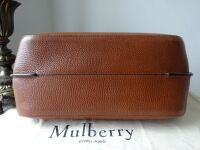 Mulberry Large Amberley Satchel in Oak Natural Grain
