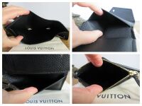 Louis Vuitton Victorine Wallet in Black Beige Bicolour Monogram Empreinte