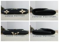 Louis Vuitton Victorine Wallet in Black Beige Bicolour Monogram Empreinte