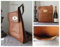 Mulberry Antony Large Messenger in Oak Natural Vegetable Tanned Leather