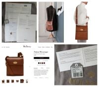 Mulberry Antony Large Messenger in Oak Natural Vegetable Tanned Leather