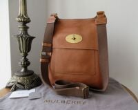 Mulberry Antony Large Messenger in Oak Natural Vegetable Tanned Leather