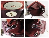 Mulberry Classic Heritage Bayswater in Oxblood Natural Coloured Vegetable T