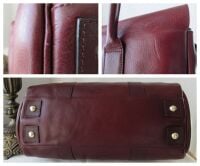 Mulberry Classic Heritage Bayswater in Oxblood Natural Coloured Vegetable T