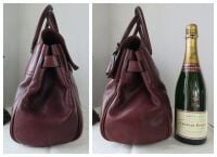 Mulberry Classic Heritage Bayswater in Oxblood Natural Coloured Vegetable T