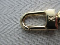 Louis Vuitton Pochette Wristlet Strap in Vachette Natural Calfskin Leather