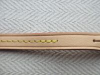 Louis Vuitton Pochette Wristlet Strap in Vachette Natural Calfskin Leather
