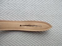 Louis Vuitton Pochette Wristlet Strap in Vachette Natural Calfskin Leather