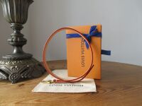 Louis Vuitton Pochette Wristlet Strap in Vachette Natural Calfskin Leather